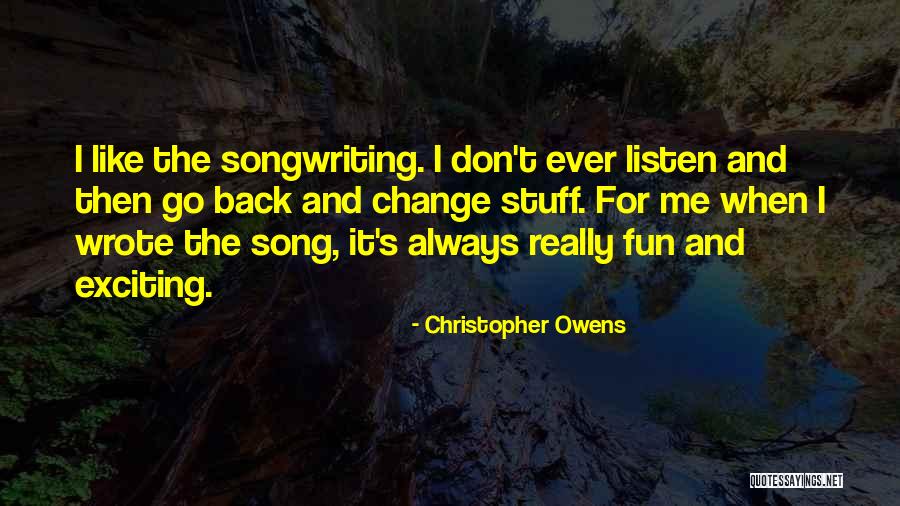 Nacarato Volvo Quotes By Christopher Owens Nacarato Volvo Quotes By Christopher Owens
