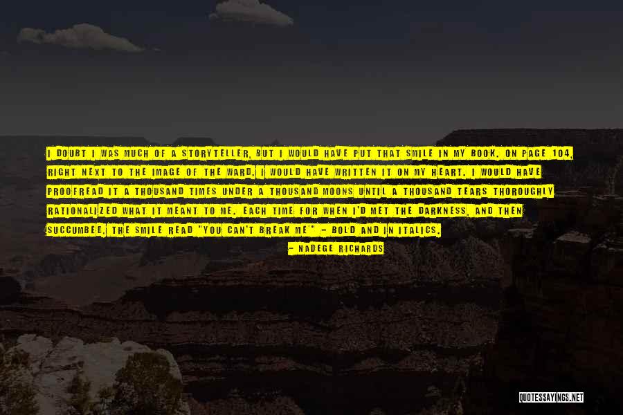 Nadege Richards Quotes 1279311 Nadege Richards Quotes 1279311