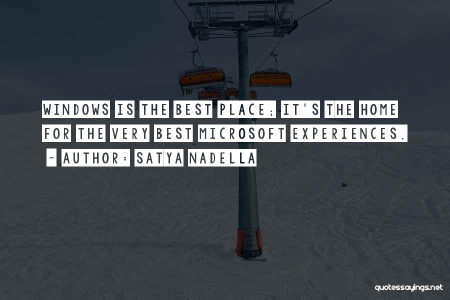 Nadella Home Quotes By Satya Nadella