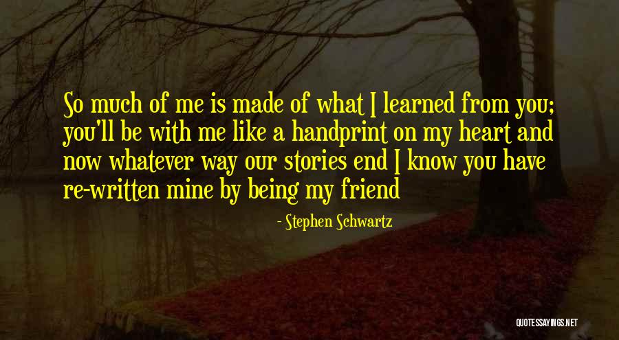 Nadolny Stephanie Quotes By Stephen Schwartz Nadolny Stephanie Quotes By Stephen Schwartz