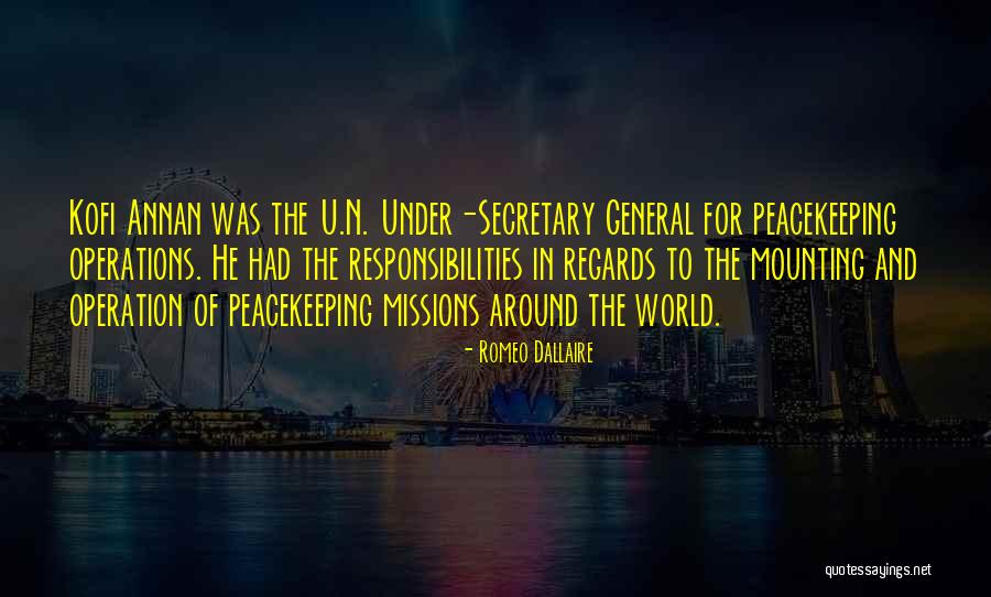 Nagesh Theatre Quotes By Romeo Dallaire Nagesh Theatre Quotes By Romeo Dallaire