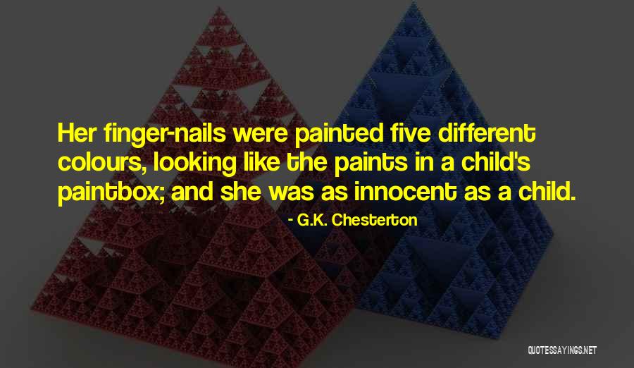 Nails Painted Quotes By G.K. Chesterton Nails Painted Quotes By G.K. Chesterton
