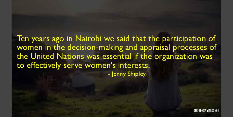 Nairobi Quotes By Jenny Shipley