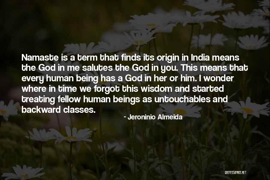 Namaste Inspirational Quotes By Jeroninio Almeida