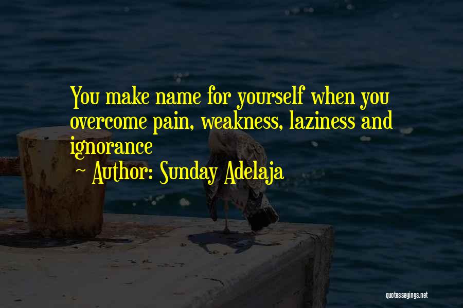 Name And Fame Quotes By Sunday Adelaja