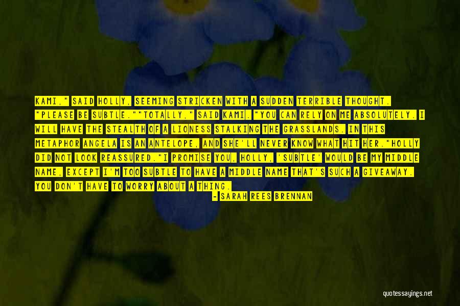 Name Angela Quotes By Sarah Rees Brennan Name Angela Quotes By Sarah Rees Brennan