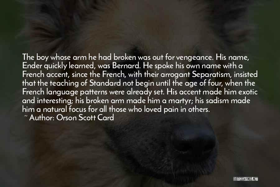 Name Card Quotes By Orson Scott Card