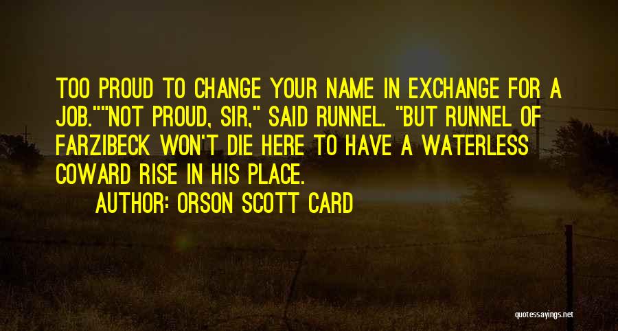 Name Card Quotes By Orson Scott Card