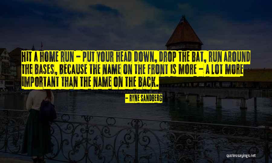 Name Drop Quotes By Ryne Sandberg Name Drop Quotes By Ryne Sandberg
