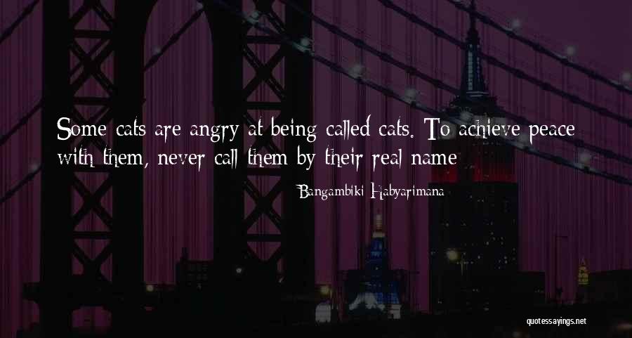 Name For Cats Quotes By Bangambiki Habyarimana Name For Cats Quotes By Bangambiki Habyarimana