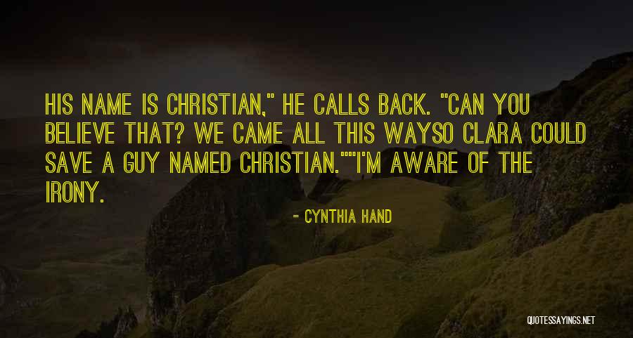 Name Jeffrey Quotes By Cynthia Hand Name Jeffrey Quotes By Cynthia Hand
