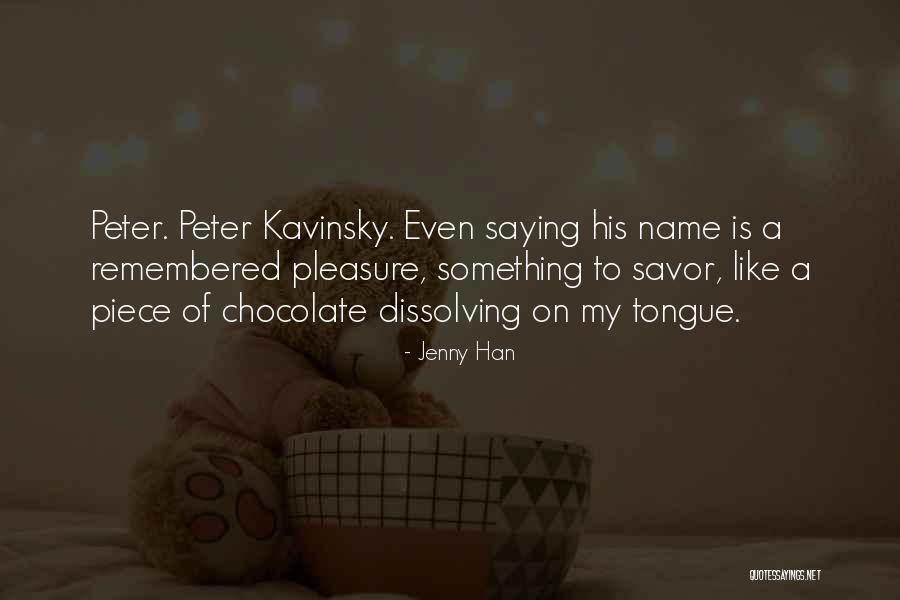 Name Jenny Quotes By Jenny Han Name Jenny Quotes By Jenny Han