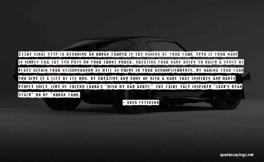 Name Laura Quotes By Greg Peterson Name Laura Quotes By Greg Peterson
