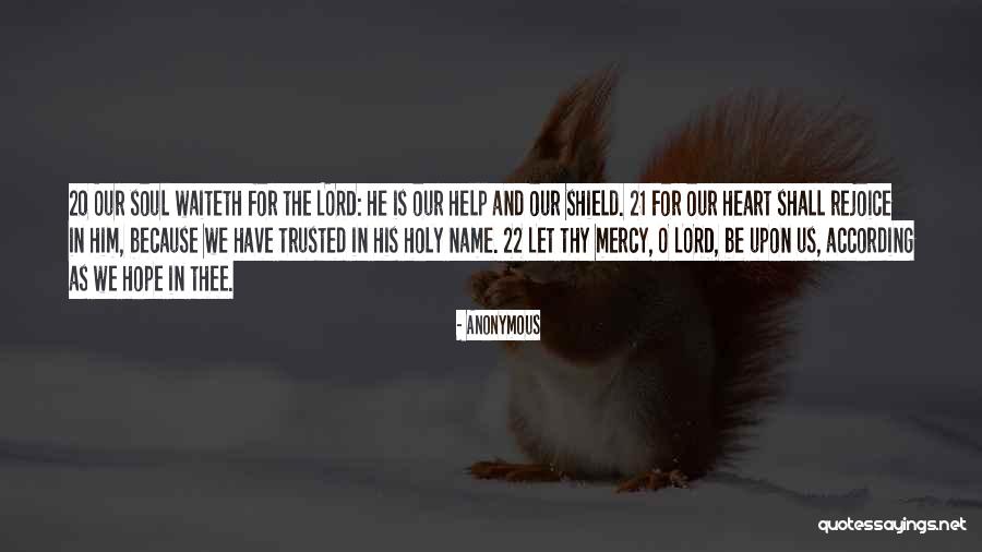 Name Mercy Quotes By Anonymous Name Mercy Quotes By Anonymous