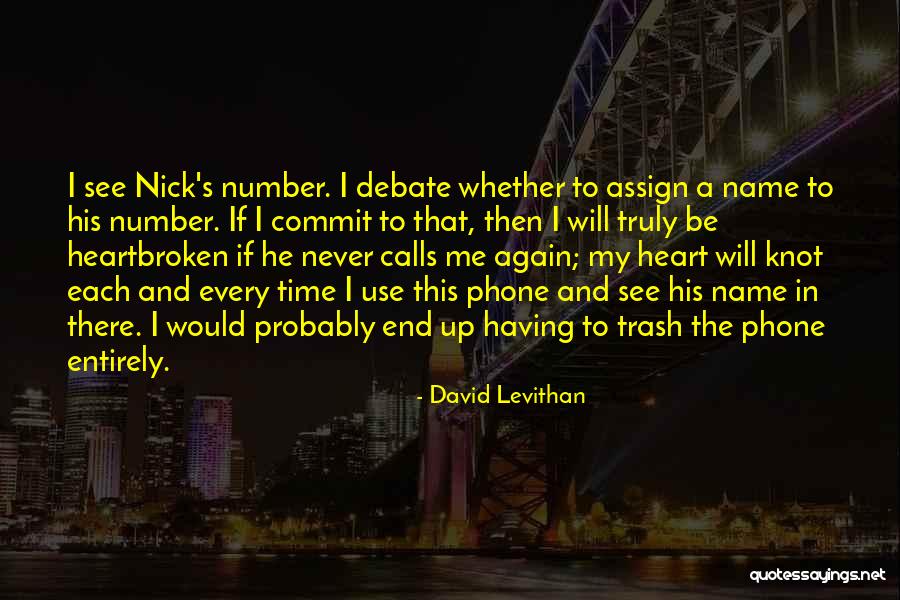 Name Nick Quotes By David Levithan Name Nick Quotes By David Levithan