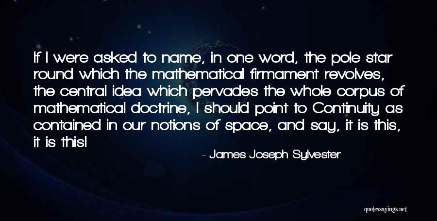 Name Of The Star Quotes By James Joseph Sylvester Name Of The Star Quotes By James Joseph Sylvester