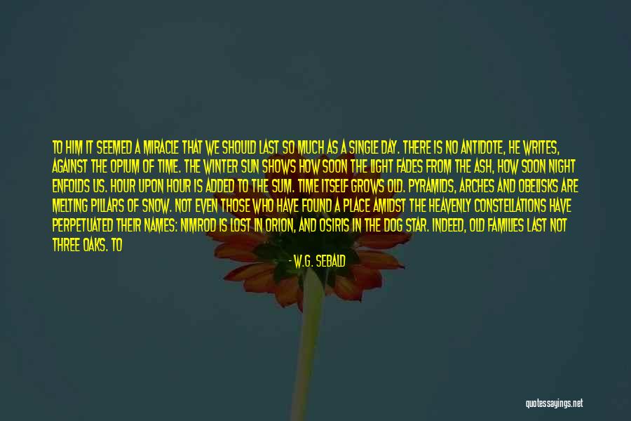 Name Of The Star Quotes By W.G. Sebald Name Of The Star Quotes By W.G. Sebald
