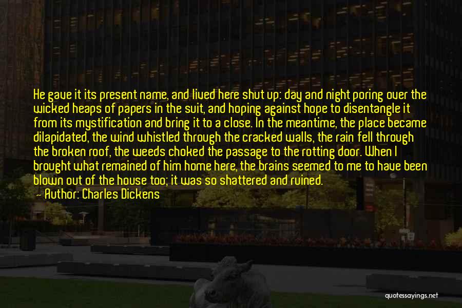 Name Of Wind Quotes By Charles Dickens