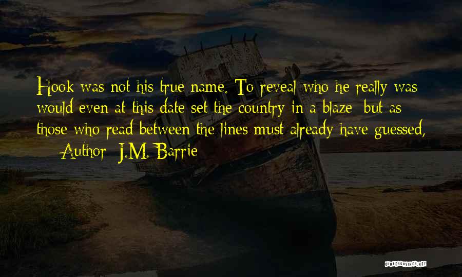 Name Reveal Quotes By J.M. Barrie