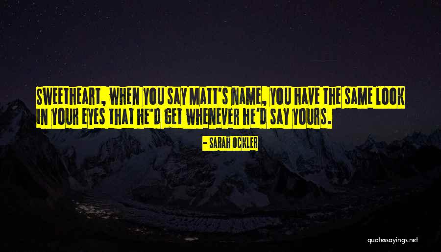Name Sarah Quotes By Sarah Ockler Name Sarah Quotes By Sarah Ockler