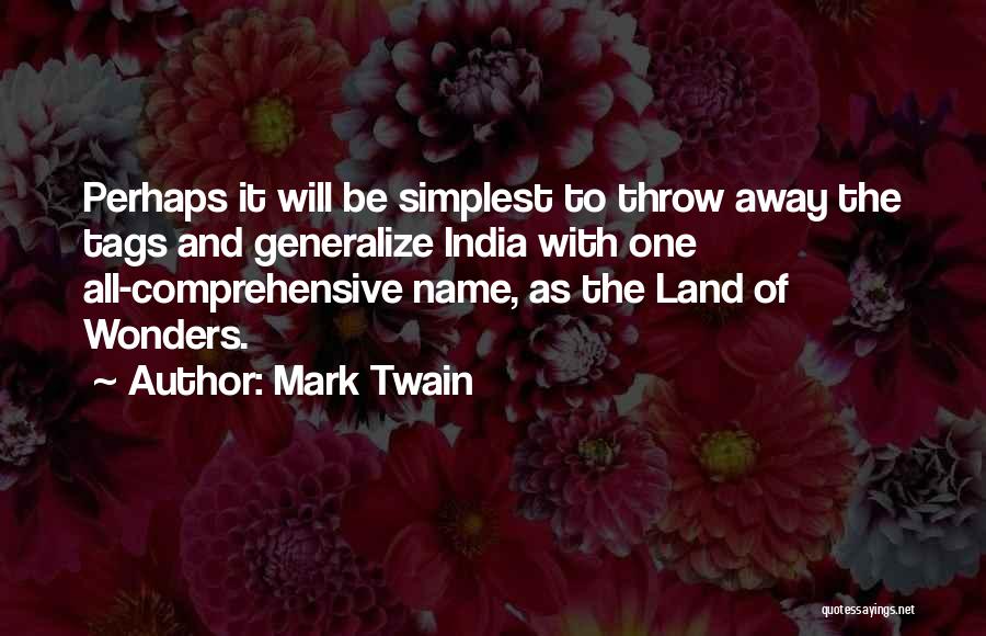 Name Tags Quotes By Mark Twain