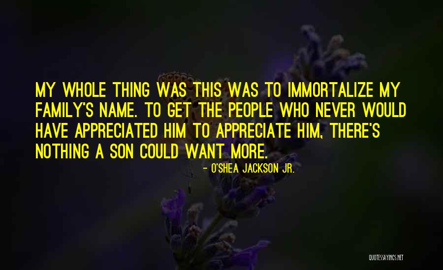 Names Family Quotes By O'Shea Jackson Jr. Names Family Quotes By O'Shea Jackson Jr.