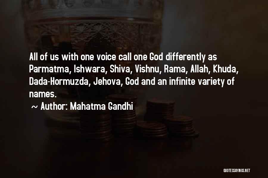 Names Of Allah Quotes By Mahatma Gandhi