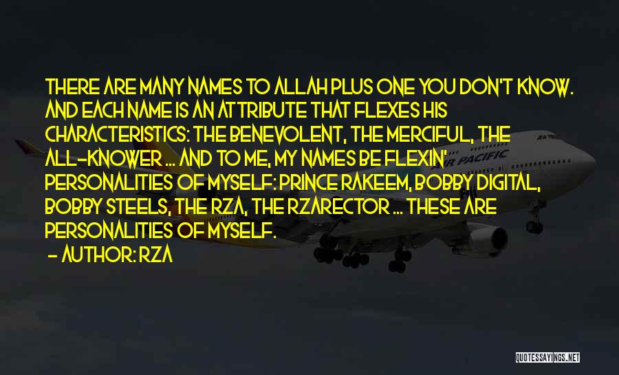 Names Of Allah Quotes By RZA