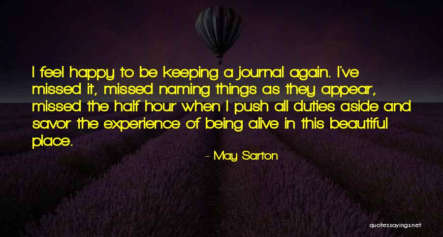 Naming Of Things Quotes By May Sarton Naming Of Things Quotes By May Sarton
