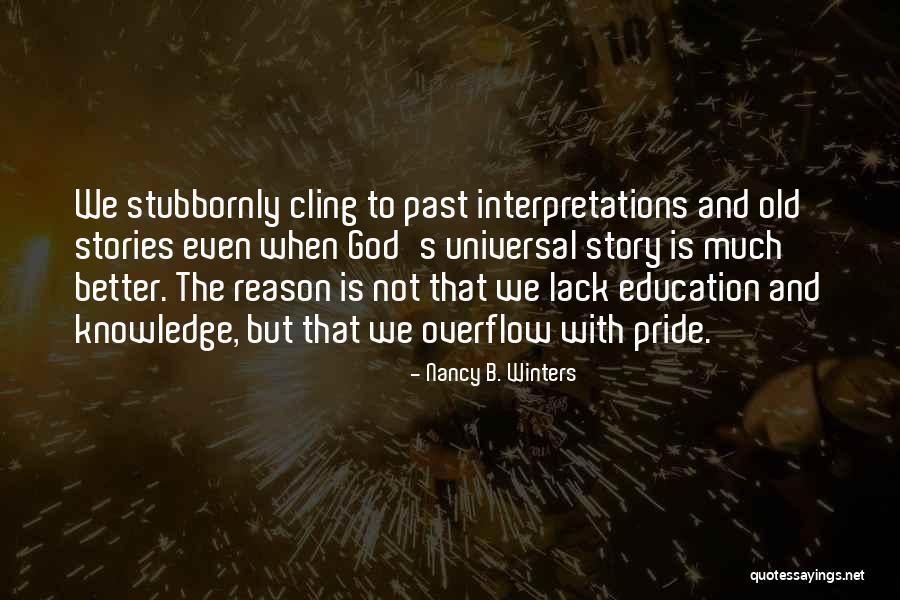 Nancy B. Winters Quotes 193404 Nancy B. Winters Quotes 193404