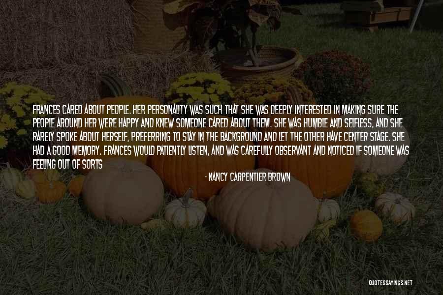 Nancy Carpentier Brown Quotes 1524734 Nancy Carpentier Brown Quotes 1524734