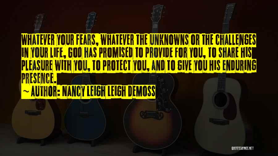 Nancy Demoss Quotes By Nancy Leigh Leigh DeMoss