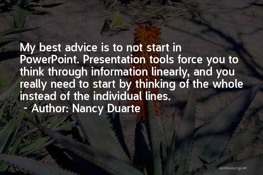 Nancy Duarte Quotes 88853