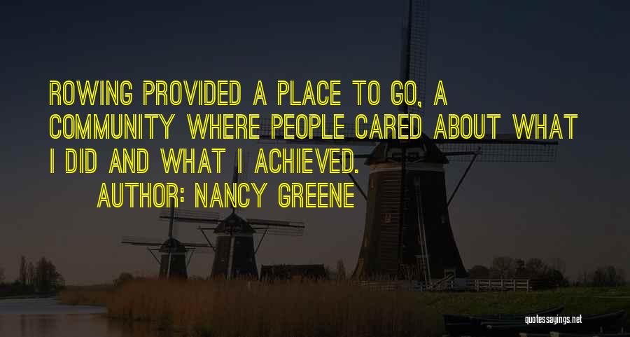 Nancy Greene Quotes 274221