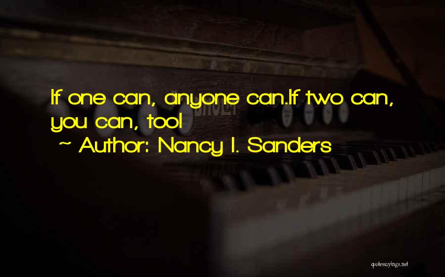 Nancy I. Sanders Quotes 1909121