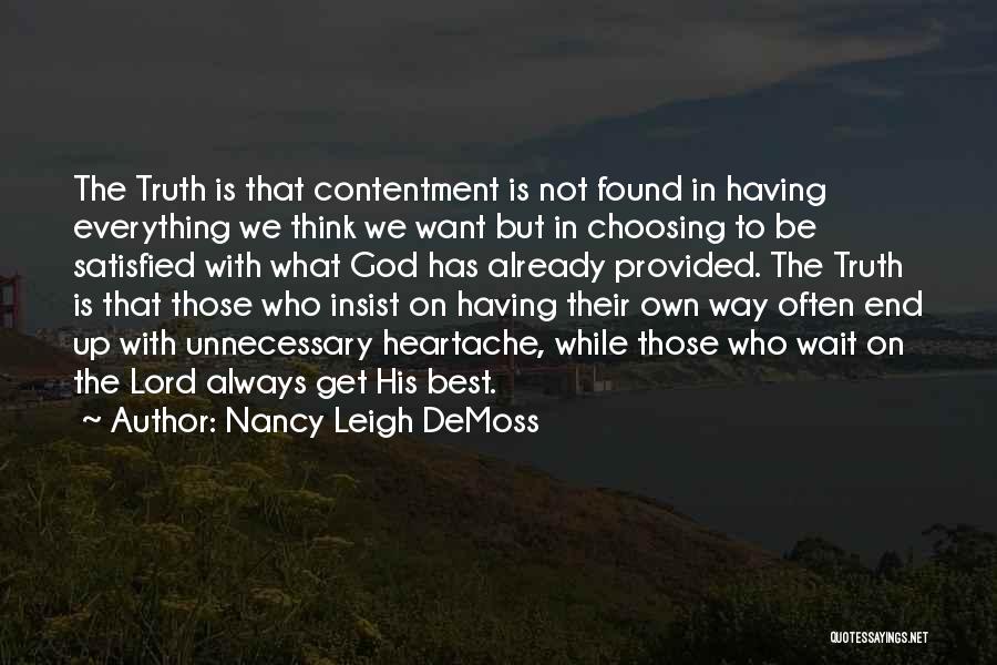 Nancy Leigh DeMoss Quotes 1187827