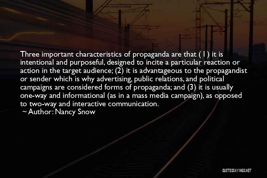 Nancy Snow Quotes 419975