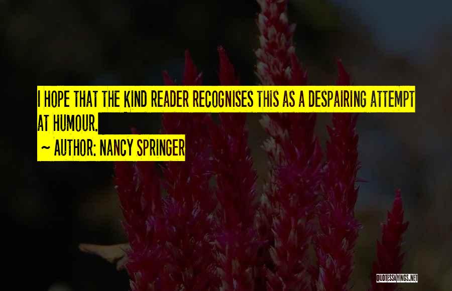Nancy Springer Quotes 410397