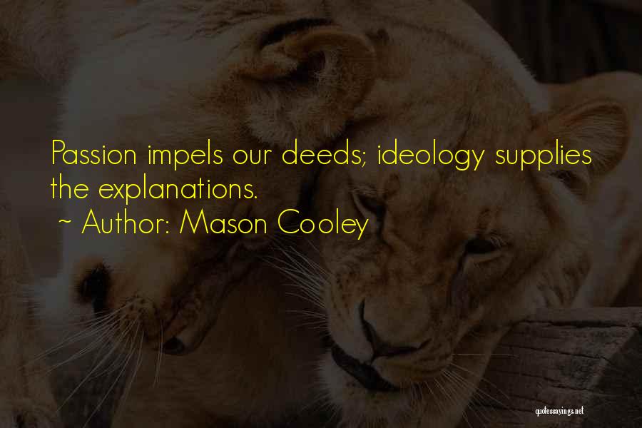 Nanlalamig Na Relasyon Quotes By Mason Cooley