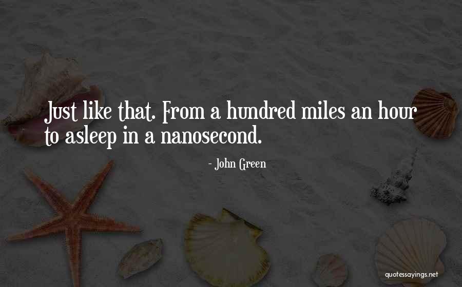 Nanosecond Quotes By John Green Nanosecond Quotes By John Green