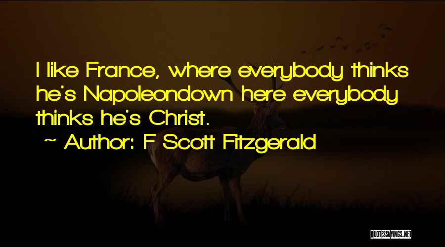 Napoleon's Quotes By F Scott Fitzgerald