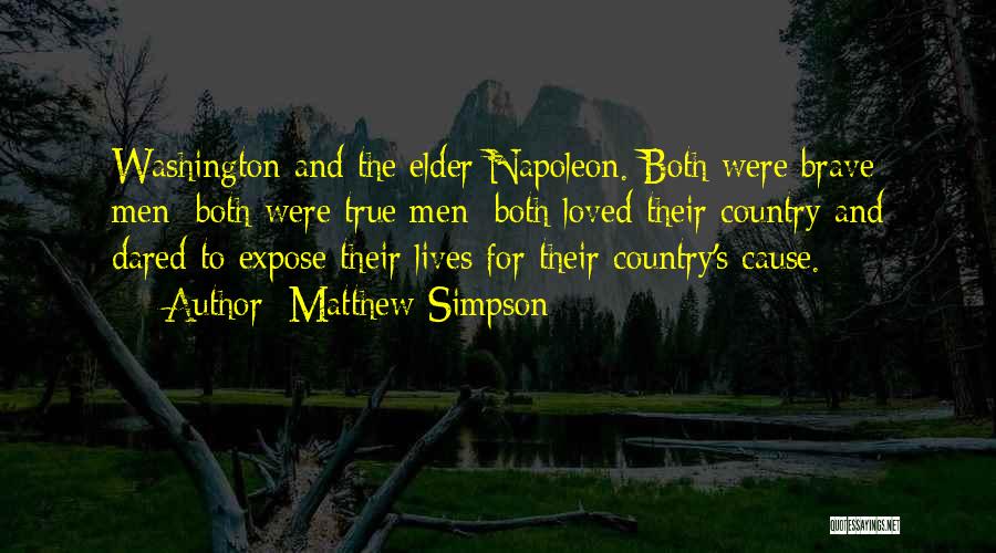 Napoleon's Quotes By Matthew Simpson