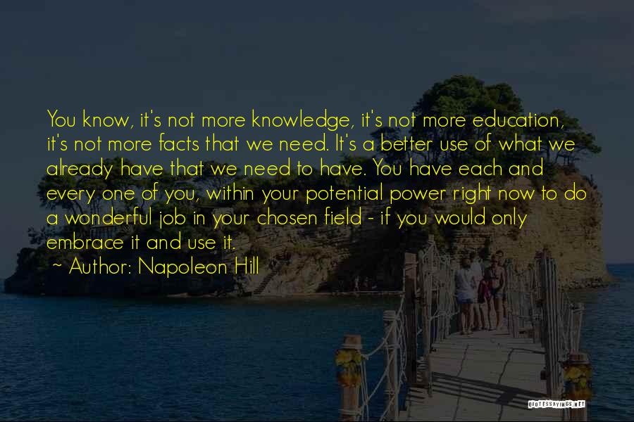 Napoleon's Quotes By Napoleon Hill