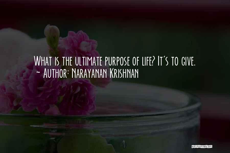 Narayanan Krishnan Quotes 1306150