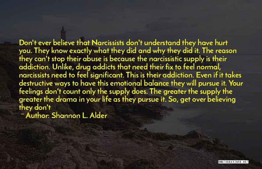 Narcissistic Abuse Quotes By Shannon L. Alder