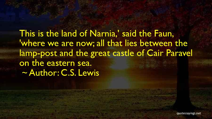 Narnia The Lion The Witch And The Wardrobe Quotes By C.S. Lewis