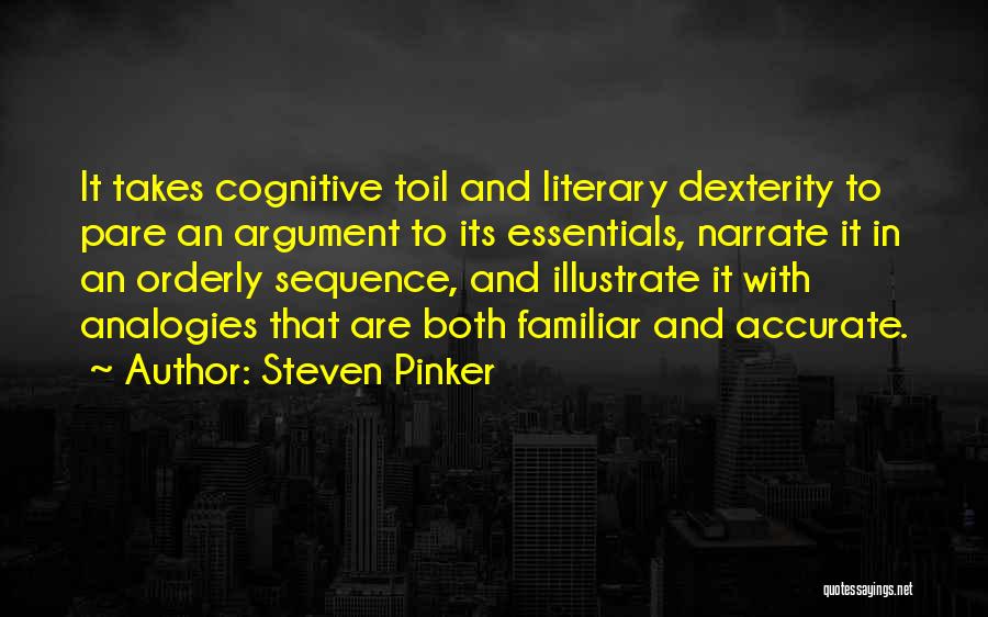 Narrate Quotes By Steven Pinker