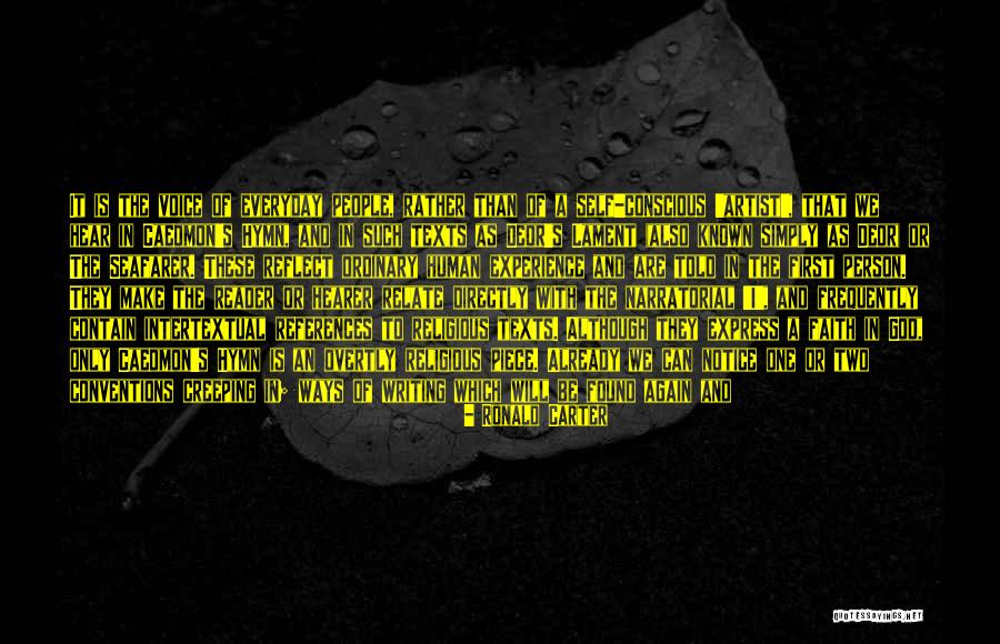 Narrates Quotes By Ronald Carter Narrates Quotes By Ronald Carter
