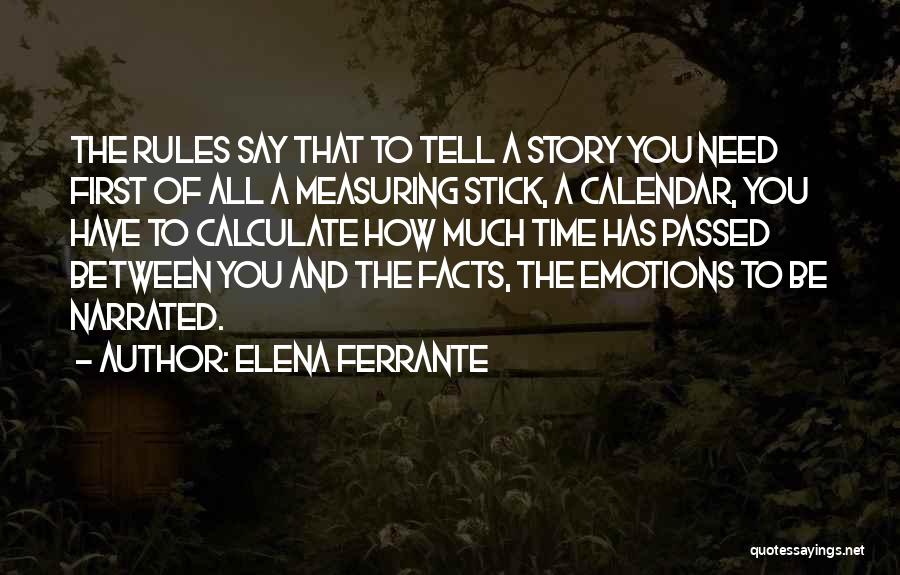 Narration Quotes By Elena Ferrante