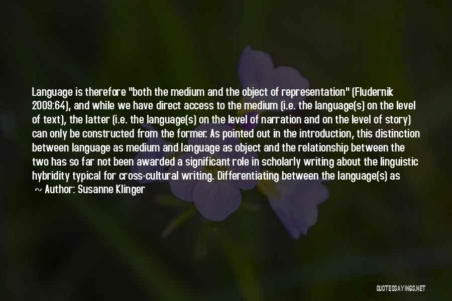 Narration Quotes By Susanne Klinger